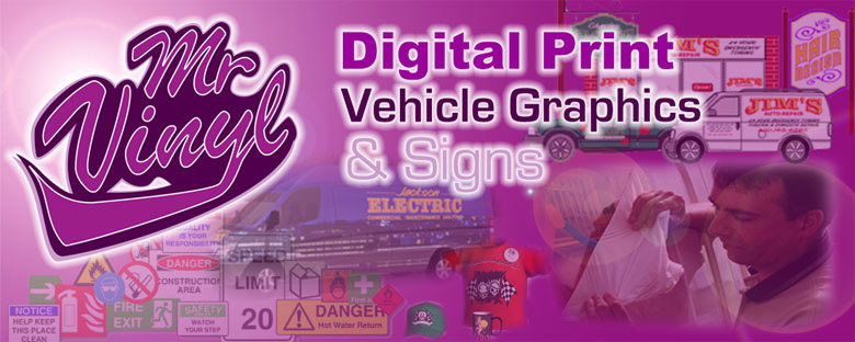 Custom graphics and print from Mister Vinyl