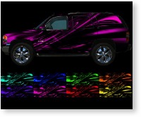 vehicle vinyl wrap Cyber Ghost
