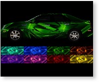 vehicle vinyl wrap Hot Spikes