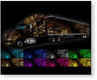 vehicle vinyl wrap Space Ship