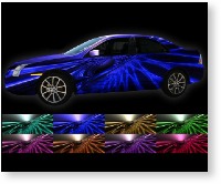 vehicle vinyl wrap SpinningMesh